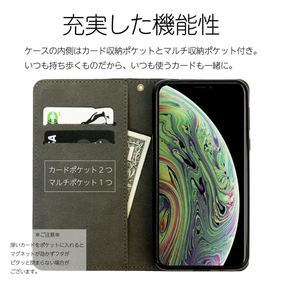 iPhone X ケース 手帳型 iPhone XS ケース おしゃれ スマホケース 耐衝撃 スマホカバー カバー 木目 調 アイフォン｜idea-shop｜05