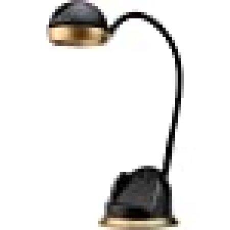 L0rell 13206 Charging Base Desk Lamp, Silver,Black