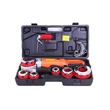 最上級品 Portable Electric Pipe Threader Pipe Threading Machine With 6 Dies 2300w P セール最安値 Alankavcic Com