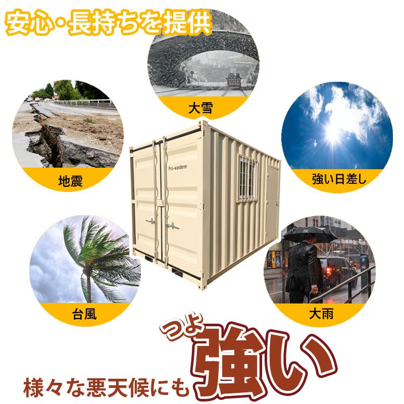 プレハブハウス 店舗 ガレージ コンテナ プレハブ事務所 12ft 物置