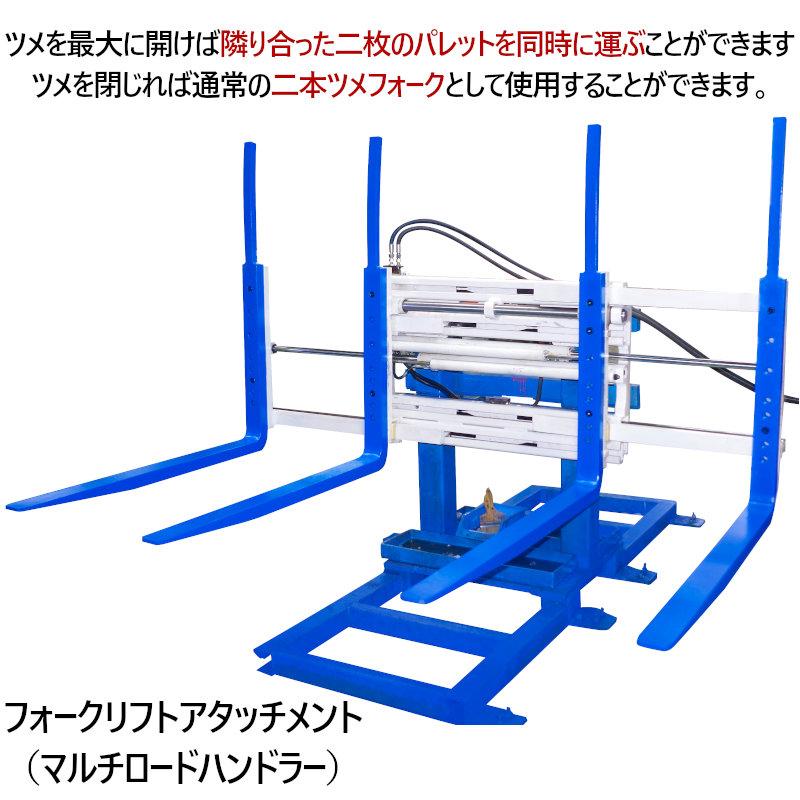 マルチロードハンドラー 3.5Tフォークリフト用 マルチパレット マルチロードハンドラー 3.5Tフォークリフト用 マルチパレット