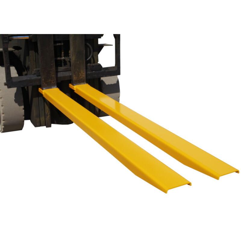 サヤフォーク フォークリフト サヤ 延長爪 延長フォーク フォークリフト フォークリフト アタッチメント ロングフォークオープンボトム 長1220mm 厚6mm  CFEX484 |  | 05