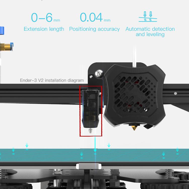 3Dプリンター CR Touch自動レベリング交換用キット 正規品 Creality社