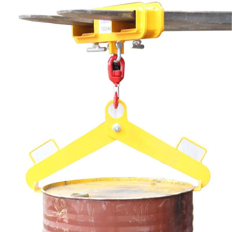 ドラム缶吊具 ドラム缶縦吊り具 耐荷重500kg ドラム缶縦吊りクランプ ドラム吊り具 縦吊り キャッチャー DM500A |  | 01