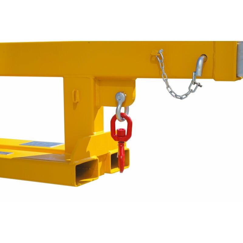 フォークリフト用吊りフック 伸縮自在 フォークリフト アタッチメント 最大荷重2.5トン FJL25 フォークリフト 荷吊り |  | 04