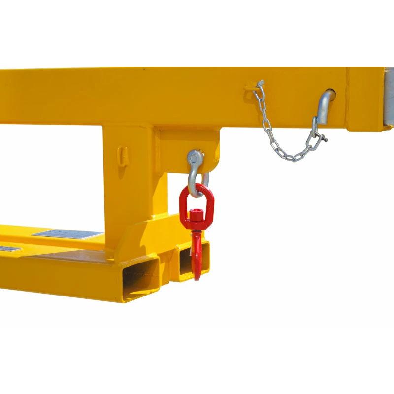 フォークリフト用吊りフック 最大荷重約5トン 角度調整・5段階調整伸縮自在 フォークリフト アタッチメント FJL5 |  | 03