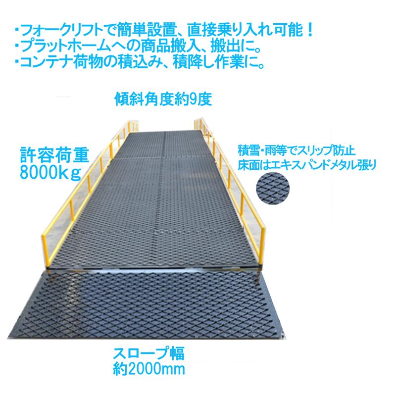 コンテナスロープ バンニングスロープ フォークリフト スロープ コンテナスロープ バンニングスロープ フォークリフト スロープ