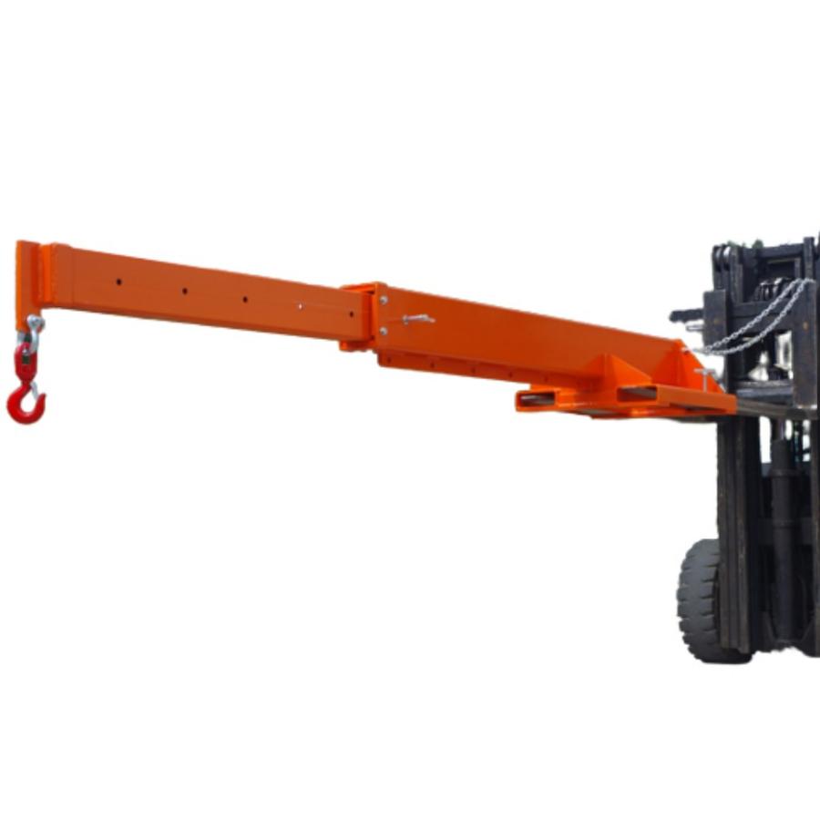 フォークリフト用吊りフック 伸縮自在 フォークリフト アタッチメント 輝巧 最大荷重3トン KA300 | 荷吊り |  | 09