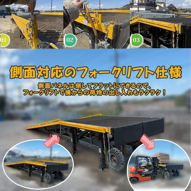 コンテナ作業用 鉄スロープ