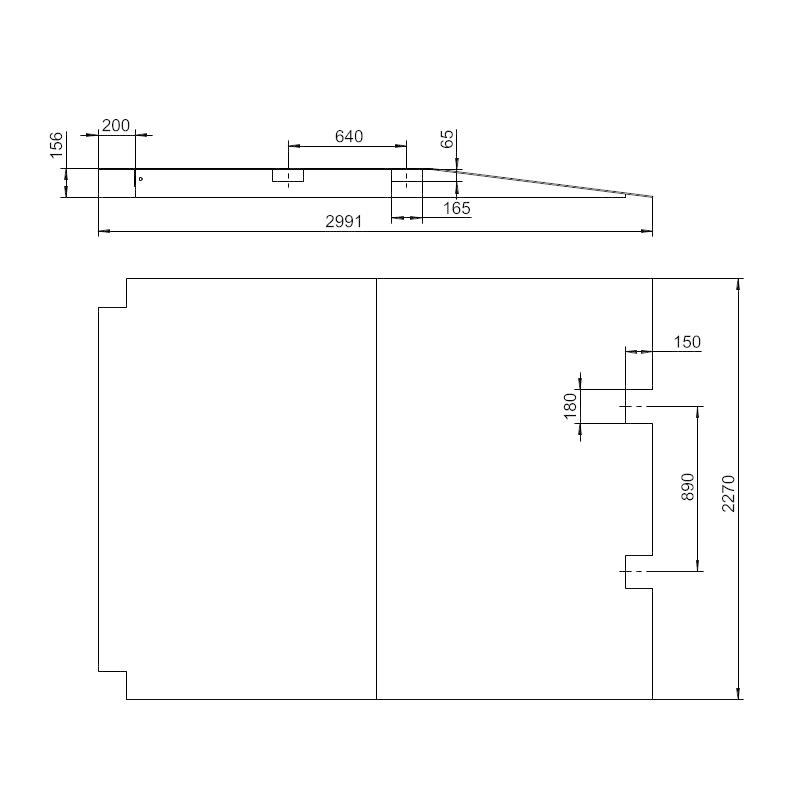 【新品 送料込み】 フォークリフトスロープ コンテナスロープ 耐荷重8t プラットスロープ バンニングスロープ 段差解消 【WSO3873724839】(137080円)