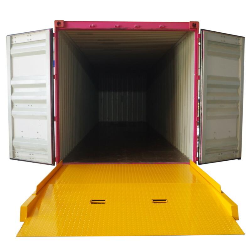 【新品 送料込み】 フォークリフトスロープ コンテナスロープ 耐荷重8t プラットスロープ バンニングスロープ 段差解消 【WSO3873724839】(137080円)