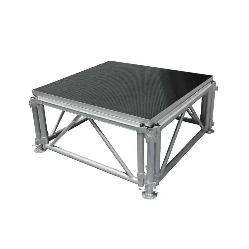 イベント ステージ 3x5m 折りたたみ アルミ ステージセット 軽量 組立 朝礼台 ステージ台 指揮台 舞台 文化祭 |  | 07