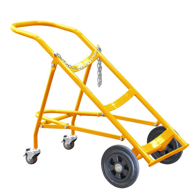 ガスボンベ台車 4輪 ボンベカート 荷重280kg TY140 | プロパン用運搬車 ガスボンベ 運搬車 ボンベ台車 1本積用 |  | 05