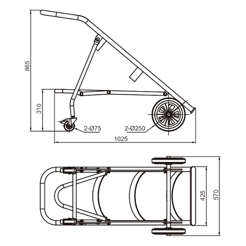 ガスボンベ台車 4輪 ボンベカート 荷重280kg TY140 | プロパン用 ガスボンベ台車 4輪 ボンベカート 荷重280kg TY140 | プロパン用