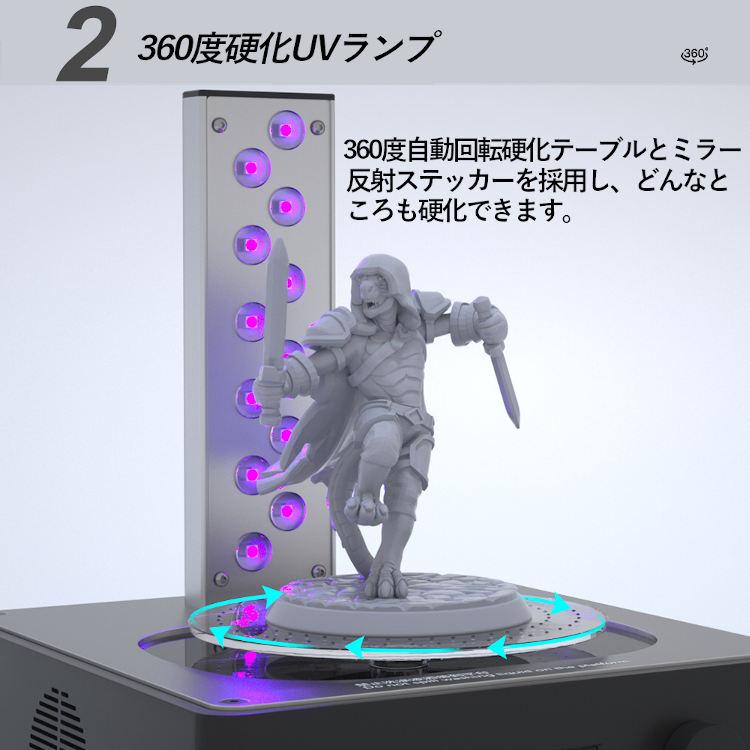 ANYCUBIC Cure&Wash Machine2.0 洗浄硬化機 洗浄/UV硬化ボックス 3d