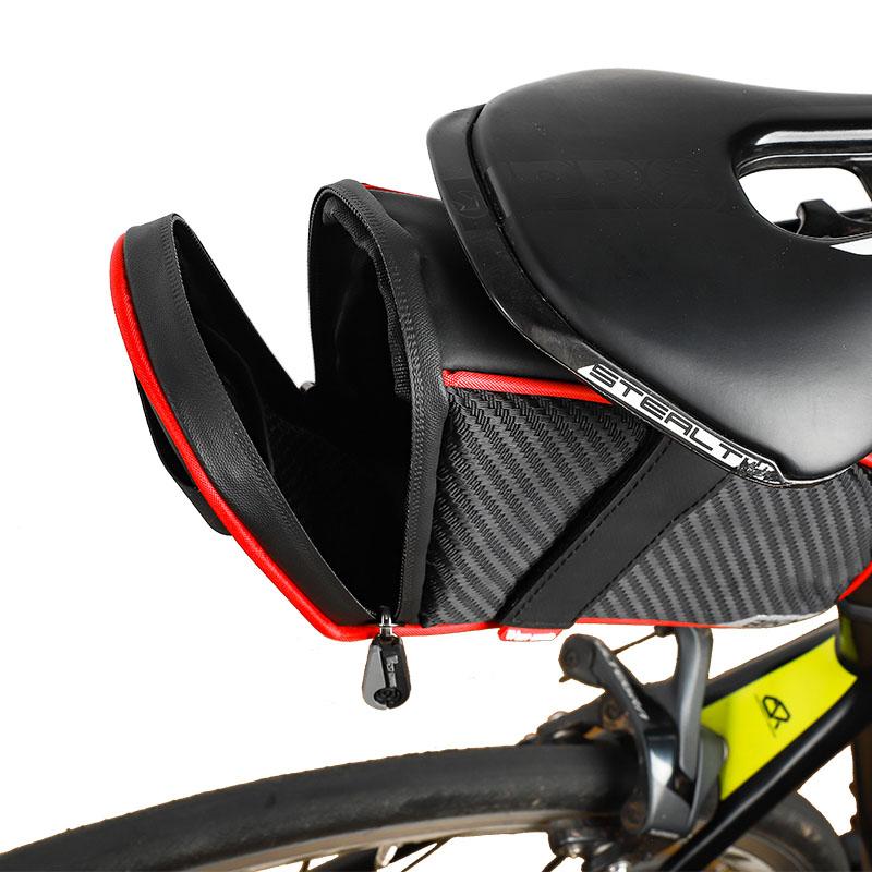 サドルバッグ 自転車 リアシート黒 バッグ ロードバイク yp0707229赤 |  | 03