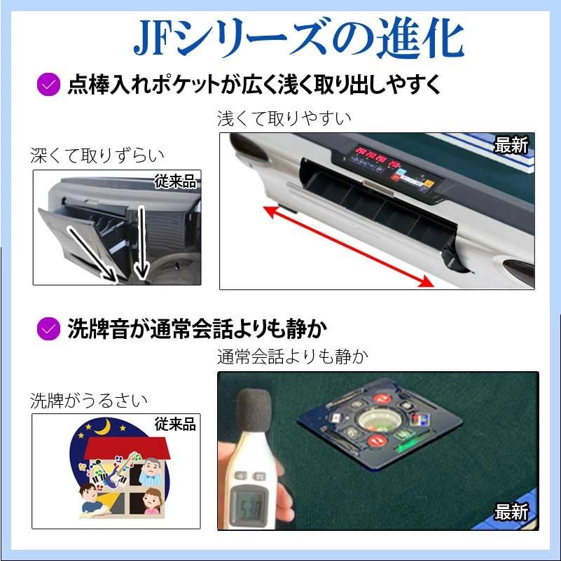 雀華 全自動麻雀卓 点数表示 NEWサイコロパネル 折りたたみ式