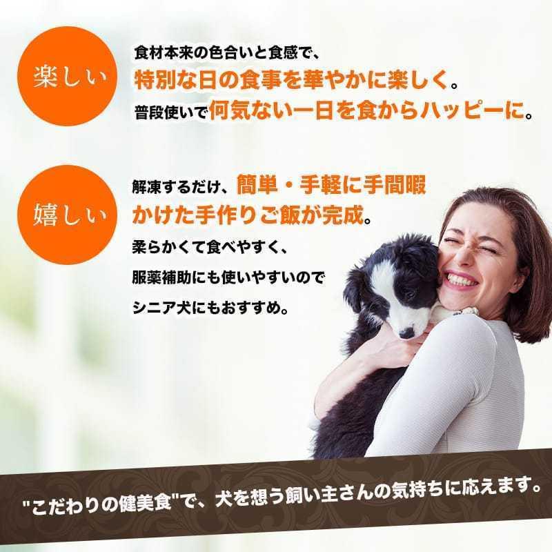 ドッグフード 鹿 無添加 「蝦夷鹿と野菜のこっくり煮込み 3個セット」 犬 ごはん 犬用 手作り ご飯 国産 鹿肉｜ideadogchef｜08