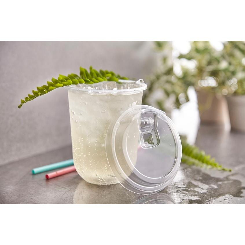 CS50016【PP ラウンデッド プラカップ(M) 16oz/480ml 口径95mm 】-1箱1000個 /1袋50個の画像