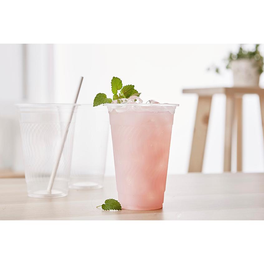 CS50078【 PP デザイン プラカップ 16oz/480ml 口径95mm 】レンジ対応 - 1箱2000個/1袋100個の画像