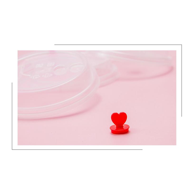 【PP 紙コップ蓋 リッド ハートキャップ -白 口径90mm】1箱1000個/1袋50個の画像