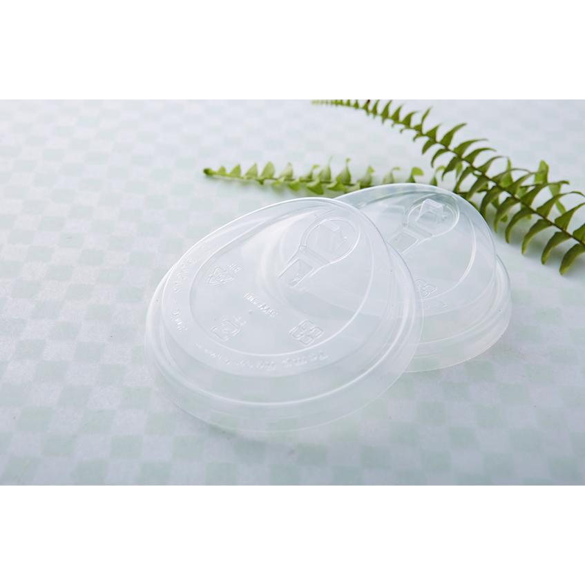 RS90023【PP 紙コップ蓋 リフトアップリッド -透明 口径90mm】1箱1000個/1袋50個の画像