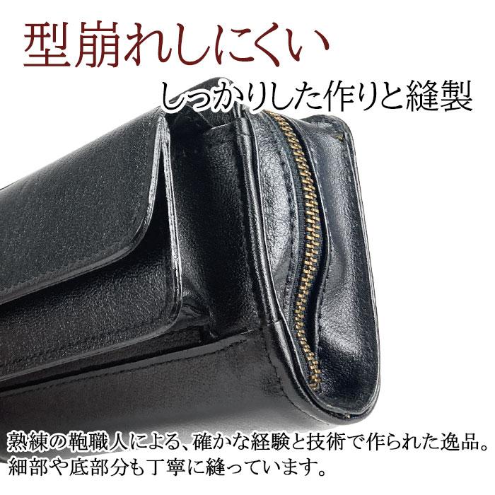 ベルトポーチ SADDLE KBN25929 メンズ 牛革 レザー 横 横型 ダブルファスナー ベルトループ 日本製 国産 豊岡製鞄 枯淡 黒 チョコ 送料無料｜ideal-bag｜07