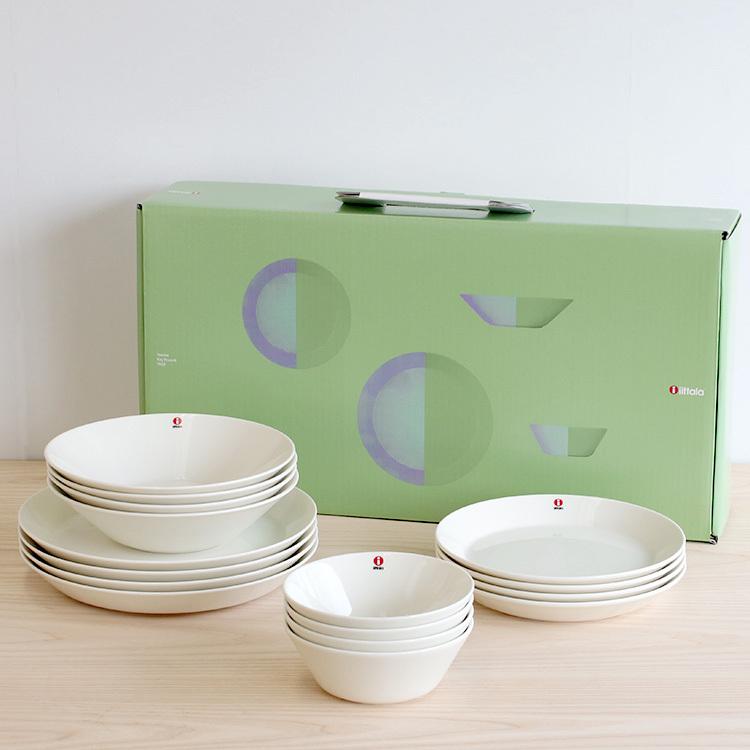 お皿一式　 Teema 白黒皿 セット ティーマ ミニサービングセット ホワイトiittala/Arabia|北欧食器の