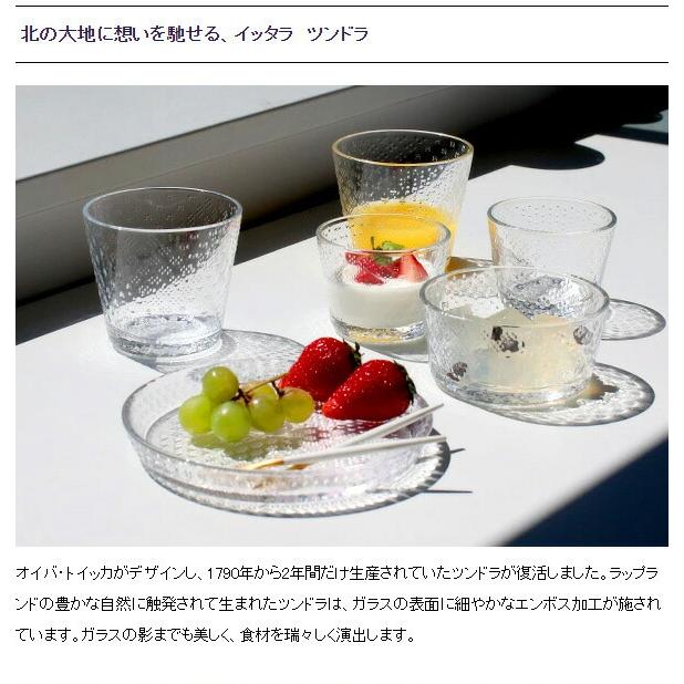 iittala（イッタラ） タンブラー ツンドラ 160ml ペア クリア