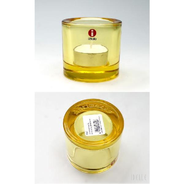 iittala イッタラ キビ kivi キャンドルホルダー 60mm レモン