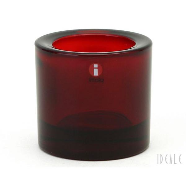 新品イッタラカステヘルミ キビ キャンドルホルダー廃盤クランベリー iittala（イッタラ） キビ キャンドルホルダー クランベリー 60mm 北欧