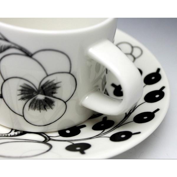 アラビア パラティッシ ブラック Black Paratiisi 6676 6677/6678 ティーカップ＆ソーサー ギフト 結婚祝い プレゼント 贈り物 爆買 | Paratiisi | 03