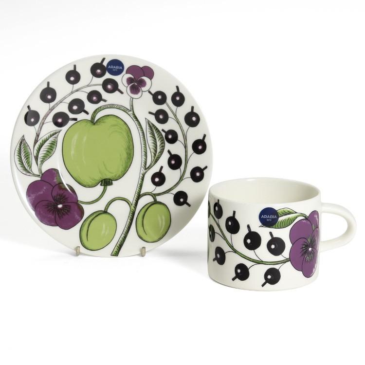 アラビア パラティッシ パープル 8983/8984 ティーカップ＆ソーサー 280ml ギフト 結婚祝い プレゼント 贈り物 セール 爆買 | Paratiisi | 02