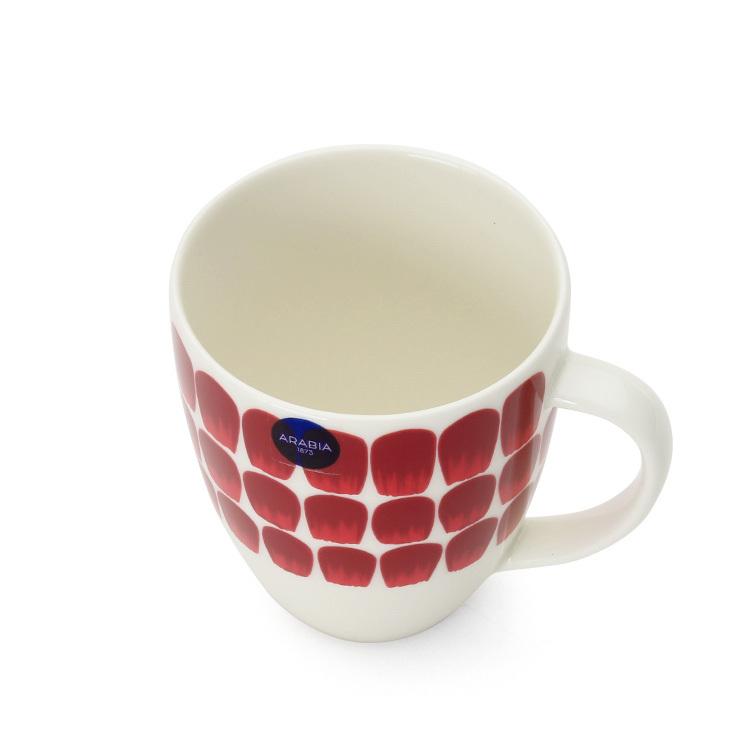 24h トゥオキオ アラビア マグカップ 340ml レッド ARABIA Tuokio