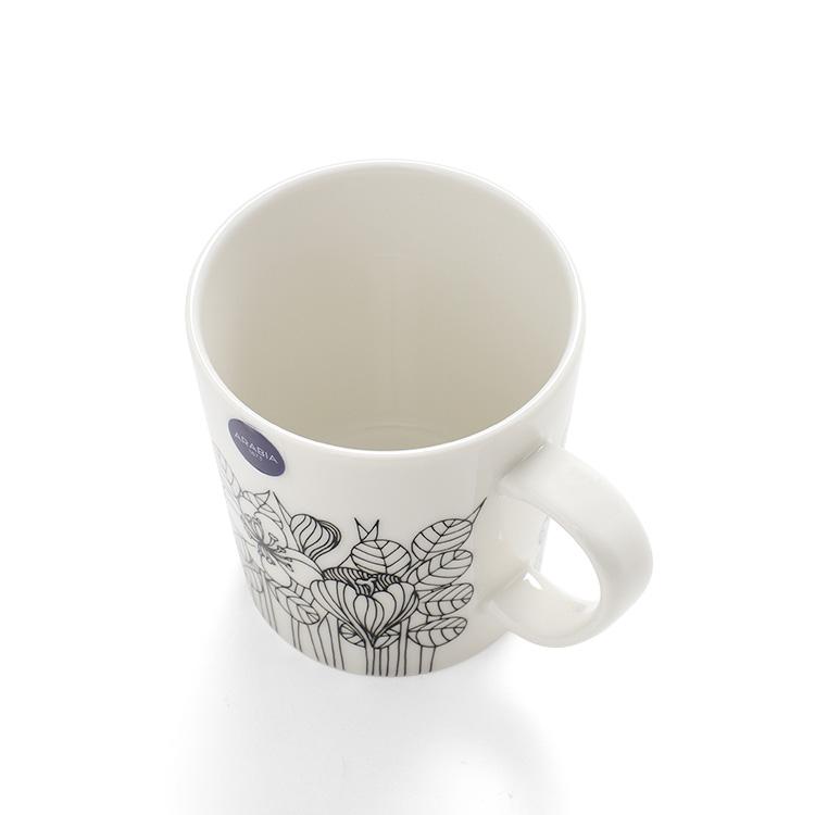 アラビア クロッカス マグカップ 300ml ブラック ARABIA Krokus 北欧雑貨 食器 マグ ギフト 結婚祝い プレゼント 贈り物 セール 爆買 | ARABIA | 05