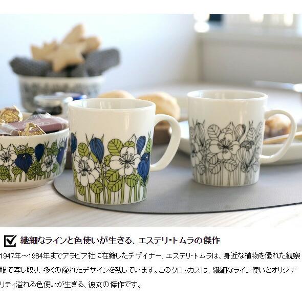 ARABIA（アラビア） クロッカス プレート 19cm グリーン ARABIA Krokus