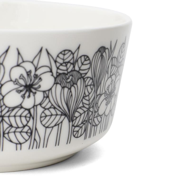 ARABIA（アラビア） クロッカス ボウル 13cm ブラック ARABIA Krokus