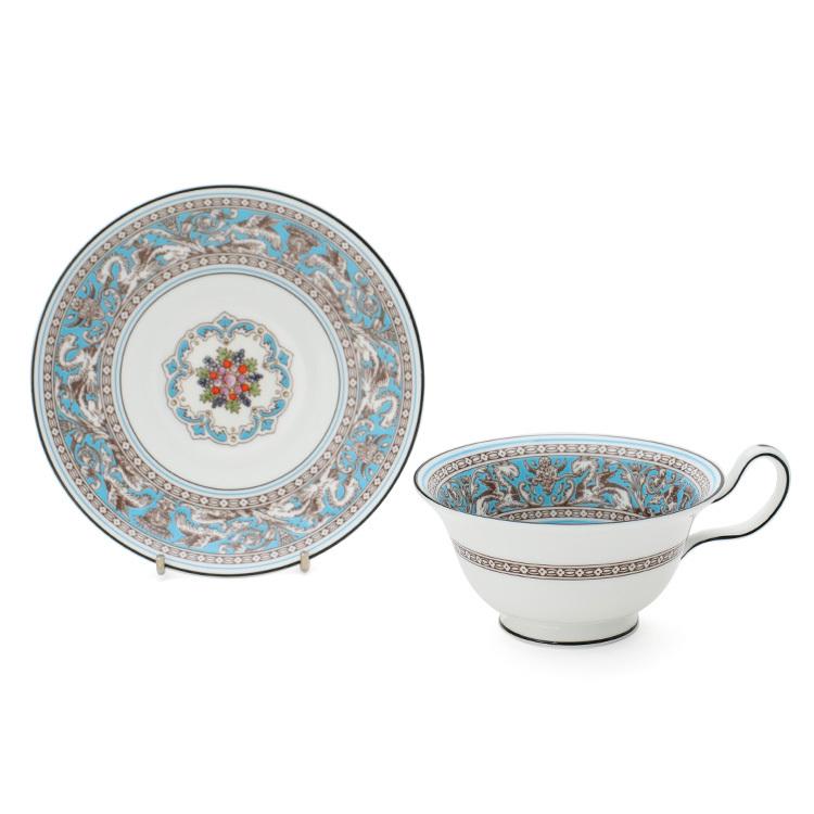 ☆ 2枚FLORENTINE TURQUOISE八角形の皿 WEDGWOOD☆ 2枚FLORENTINE TURQUOISE八角形の皿