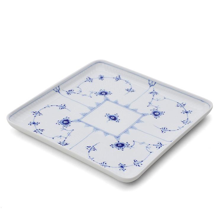 新品未使用　ロイヤルコペンハーゲン　 スクエア皿 5枚　ブルーフルーテッド ROYAL COPENHAGEN（ロイヤルコペンハーゲン） ロイヤル コペンハーゲン