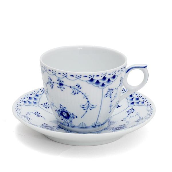 ロイヤルコペンハーゲン 102 ブルーフルーテッド ハーフレース 071 コーヒーカップ＆ソーサー 170ml ギフト 結婚祝い プレゼント_1