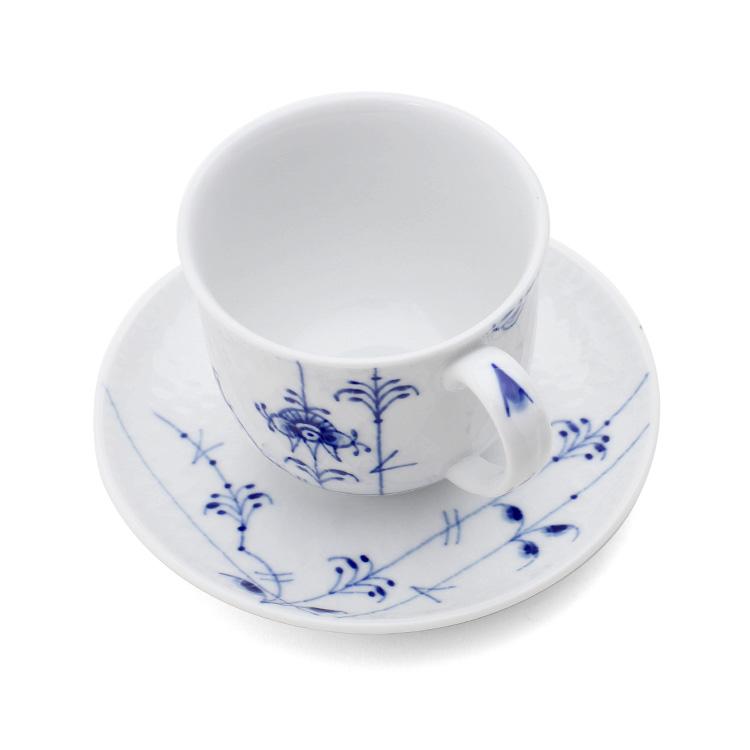ロイヤルコペンハーゲン 2500 ブルーパルメッテ 030 カップ＆プレート ペア 160ml Royal Copenhagen Blue Palmette ギフト 結婚祝い 贈り物 セール 爆買の画像