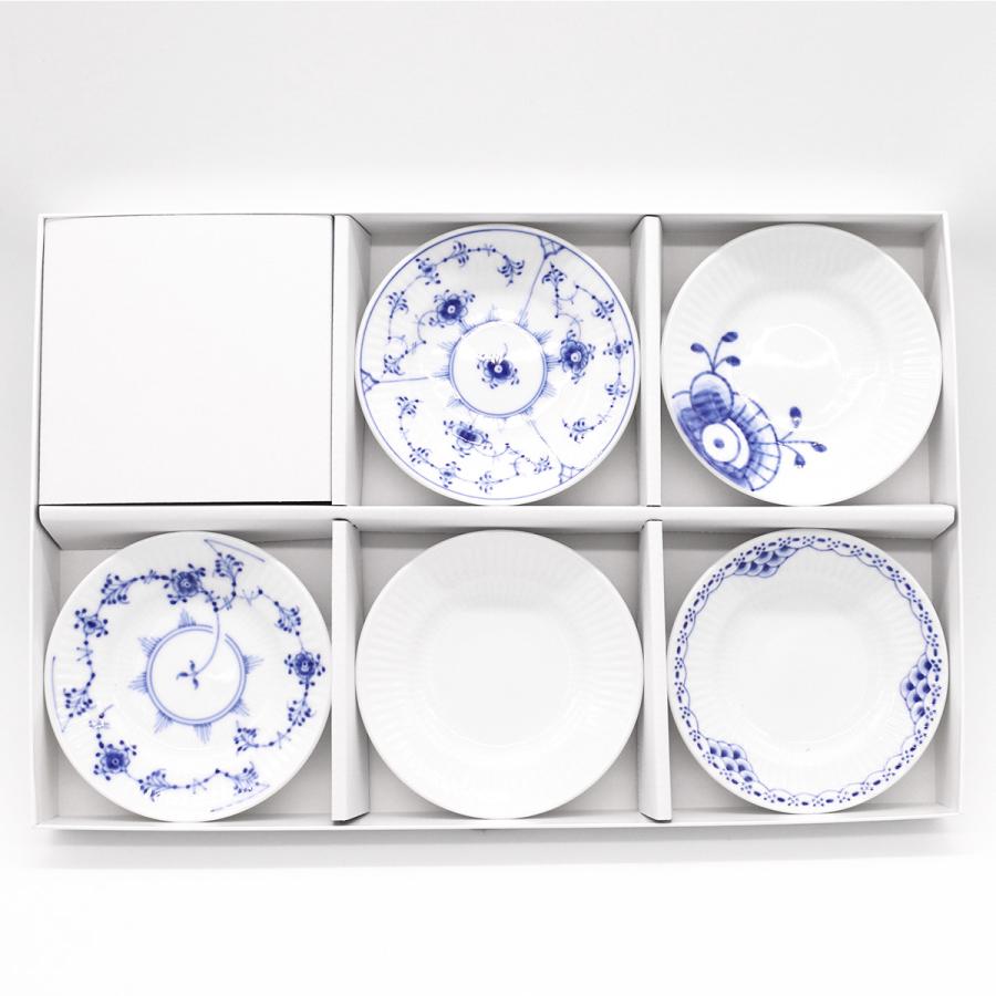 未使用／ロイヤルコペンハーゲン ミニプレート5柄セット ROYAL COPENHAGEN（ロイヤルコペンハーゲン） ヒストリーミックス ミニ
