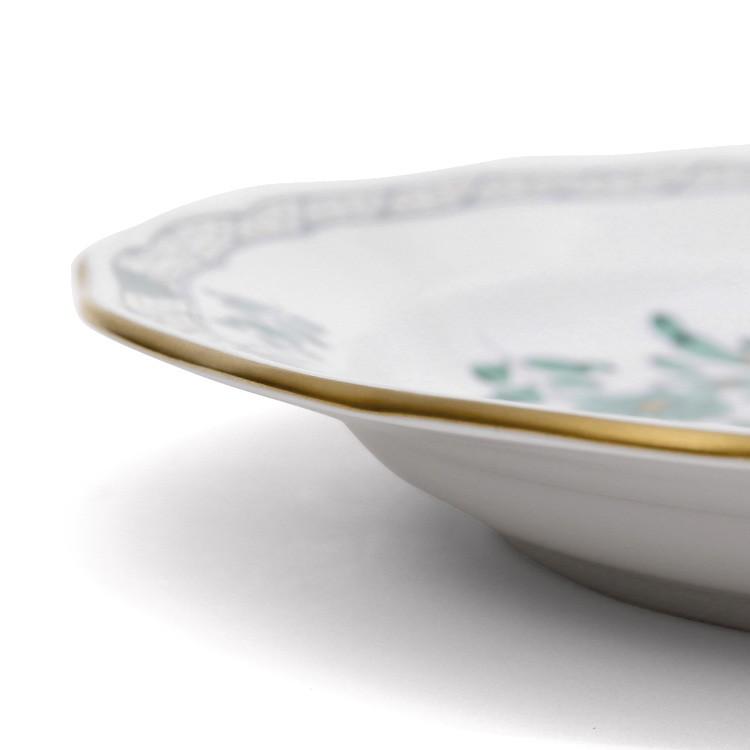 マイセン インドの華 グリーン プレート 21cm 皿 お皿 ギフト 結婚祝い