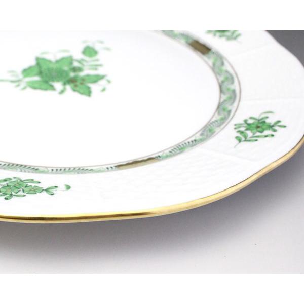ヘレンド Herend AV アポニーグリーン 524/0/00 プレート 25cm ヘレンド Herend AV アポニーグリーン 524/0/00 プレート 25cm