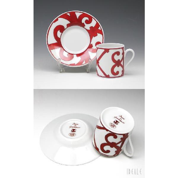 HERMES（エルメス） ガダルキヴィール レッド 11017 コーヒーカップ 
