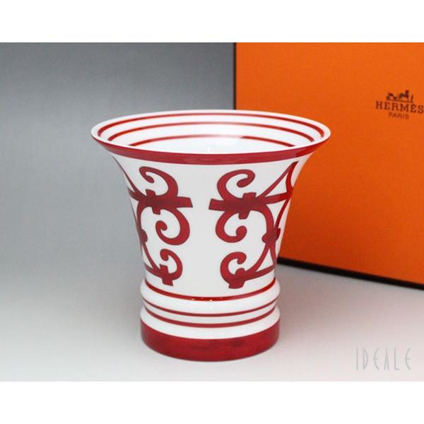 HERMES（エルメス） ガダルキヴィール レッド 11053 ベース 14cm 新