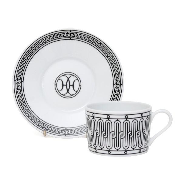 HERMES エルメス H Deco アッシュデコ ティーカップ&ソーサー HERMES エルメス H Deco アッシュデコ ティーカップ&ソーサー