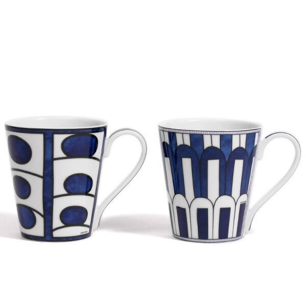HERMES（エルメス） ブルーダイユール マグカップ No.1＆3 240ml 2個