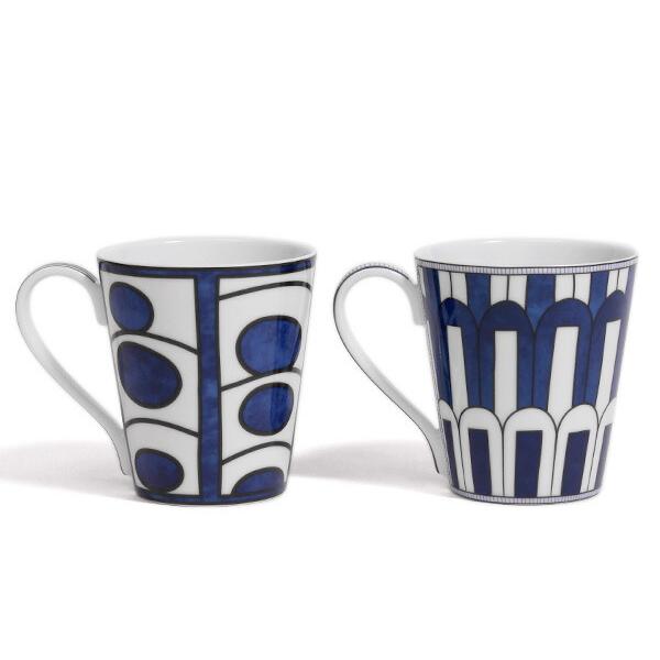 HERMES（エルメス） ブルーダイユール マグカップ No.1＆3 240ml 2個