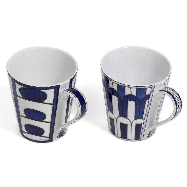 HERMES（エルメス） ブルーダイユール マグカップ No.1＆3 240ml 2個